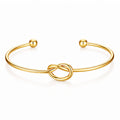Bracelet, 18K Gold Plated Steel