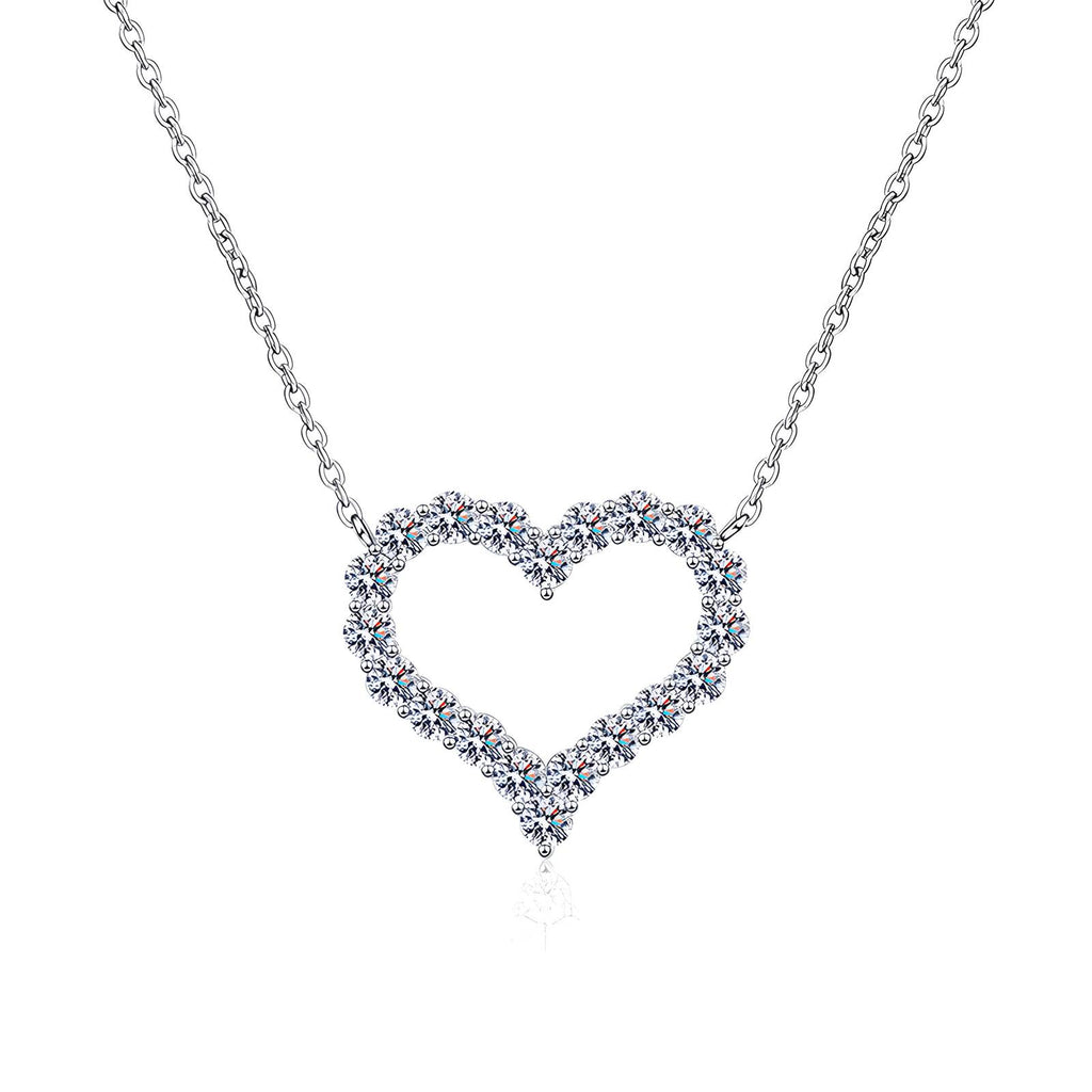 Heart Necklace, Stainless Steel
