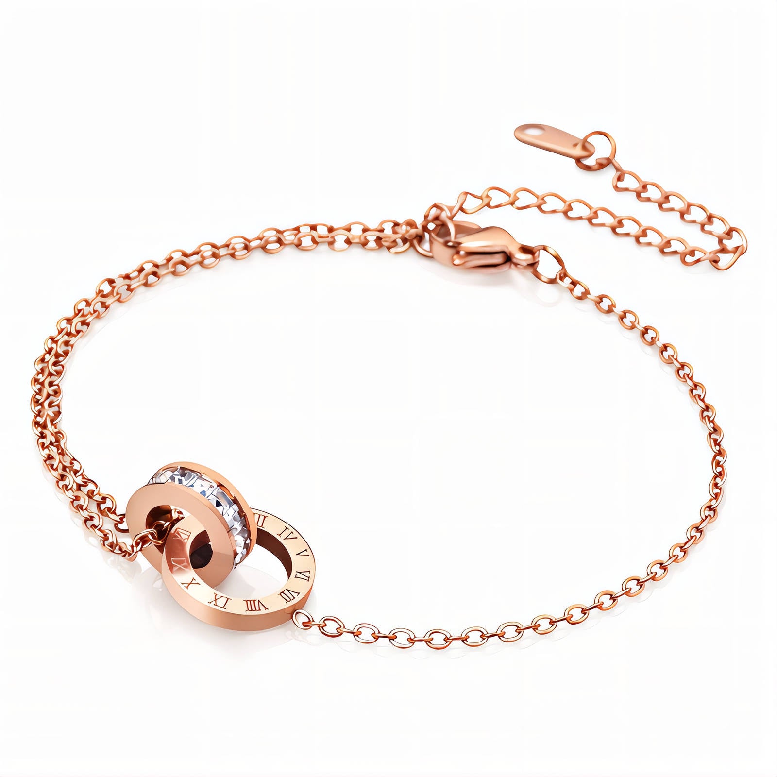 Anklet, 18K Gold Plated Steel