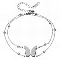 Butterfly Bracelet, Stainless Steel